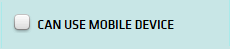 Can Use Mobile Device