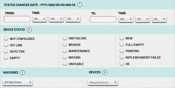 Device History Filter