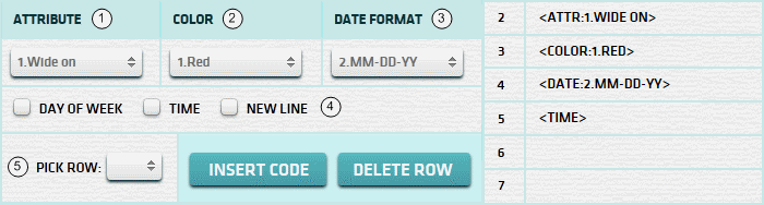 Sign Editor - Text and Date