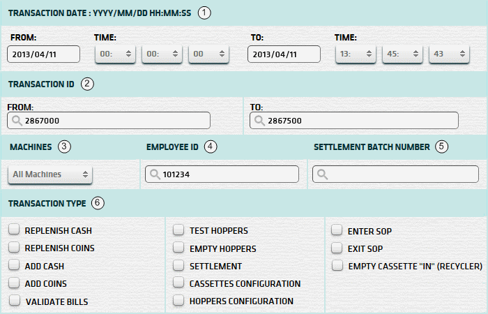 SOP Transaction Filter